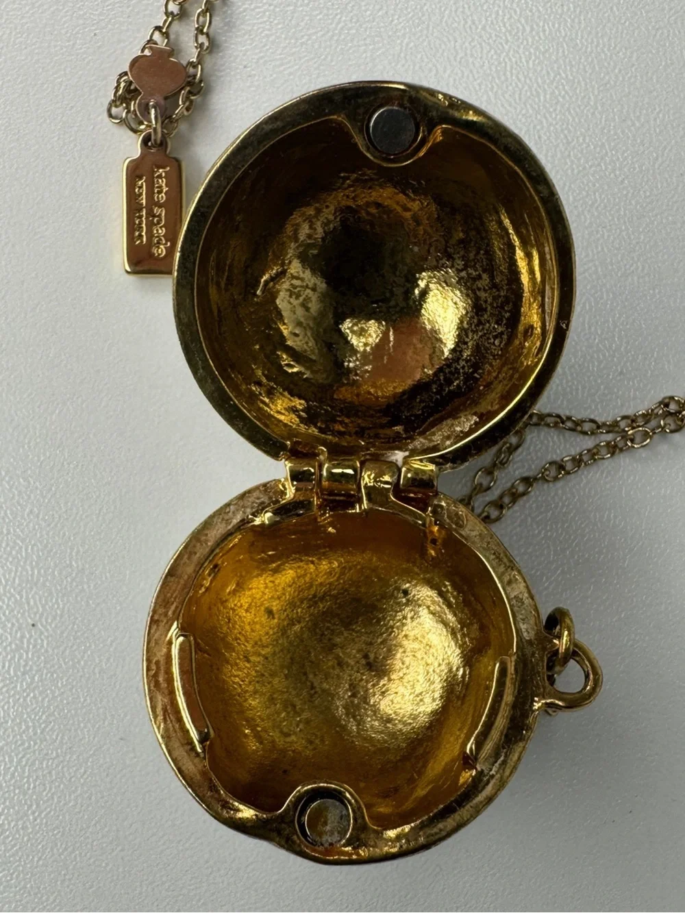 Kate Spade Golfball Golf Ball Y2K Vintage Locket Necklace